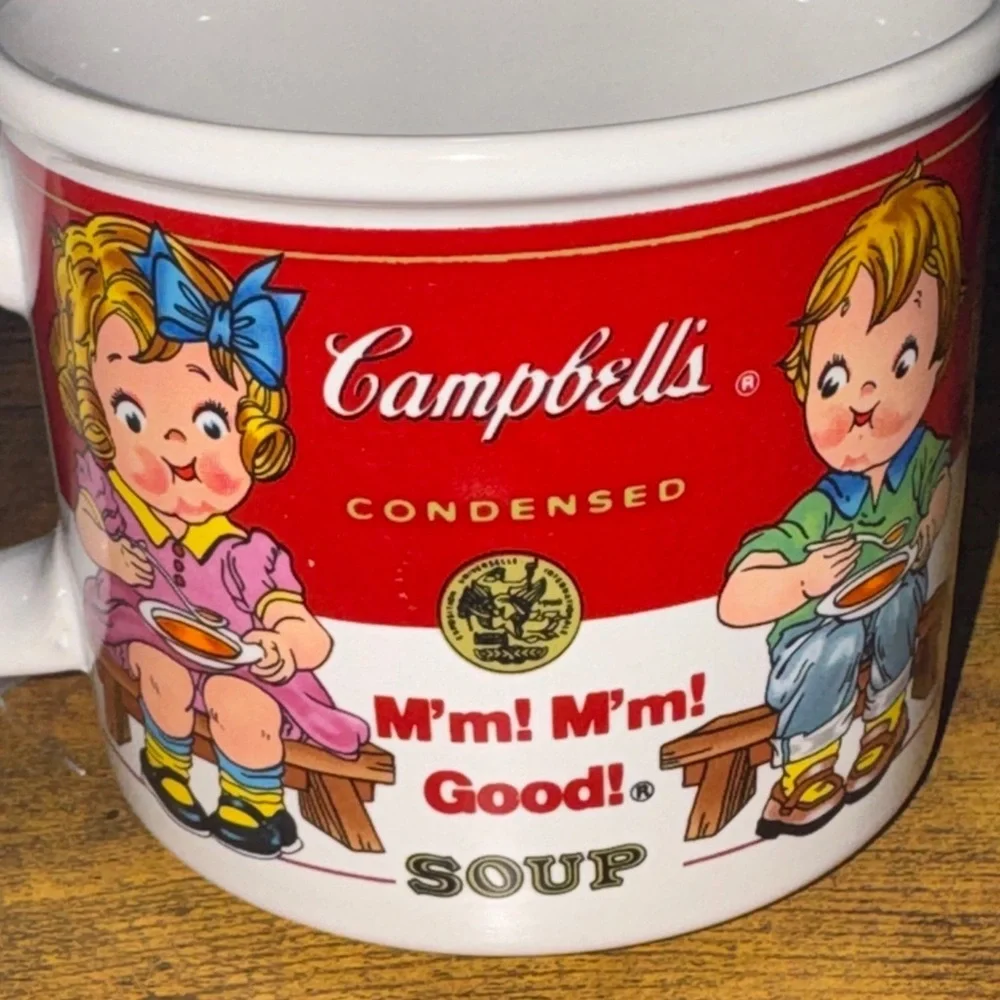 Vintage 1993 Campbell's Soup Mug with Vintage Design
